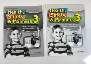 Abeka Health, Safety, & Manners 3 Quizzes, Tests, and Worksheets & Key Book (2) - Foto 1 di 5