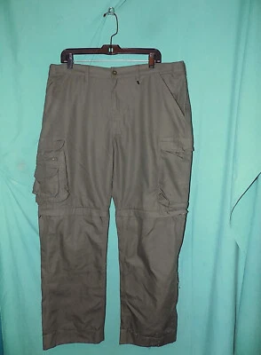 Exc! BOY SCOUTS OF AMERICA SWITCHBACK CONVERTABLE PANTS to SHORTS, 38"W x 31"L - Image 1 of 4