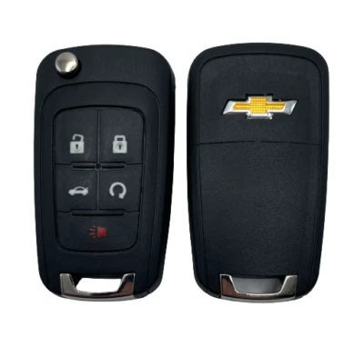 2010 - 2019 Chevrolet 5 botões controle remoto flip key FOB OHT01060512 Camaro Cruze Trax - Imagem 1 de 4