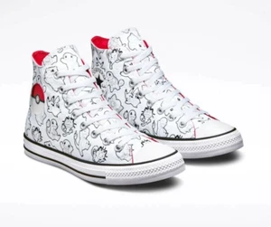 Size 9.5 Converse Chuck Taylor All Star Pokémon Poké Ball High-Top White AO1651C - Picture 1 of 7