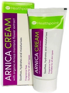 Healthpoint Organic Arnica Cream 50ml Natural Herbal Remedy First Aid Bruises - Picture 1 of 2