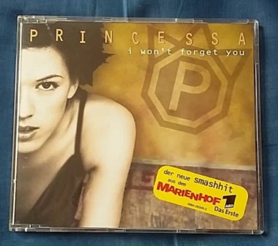 Princessa "I Won't Forget You" 1999 maxi-CD single MARIENHOF / ARD Moni Capel - Photo 1/3