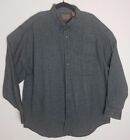 Mens St Johns Bay Long Sleeve Button Down Cotton Size Xl Tall