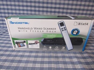 Pandigital Hand-Held Wand Scanner PANSCN10BE and Feeding Dock Open Box FREE SHIP - Picture 1 of 11