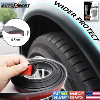10'  Extra Wide Arches Fender Flares Wheel Eyebrow Trim Strip Arch Lip Protector - Image 1 of 4
