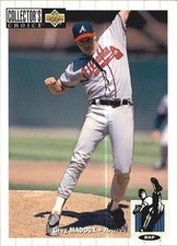 1994 Collector's Choice Atlanta Braves Baseball Card #183 Greg Maddux