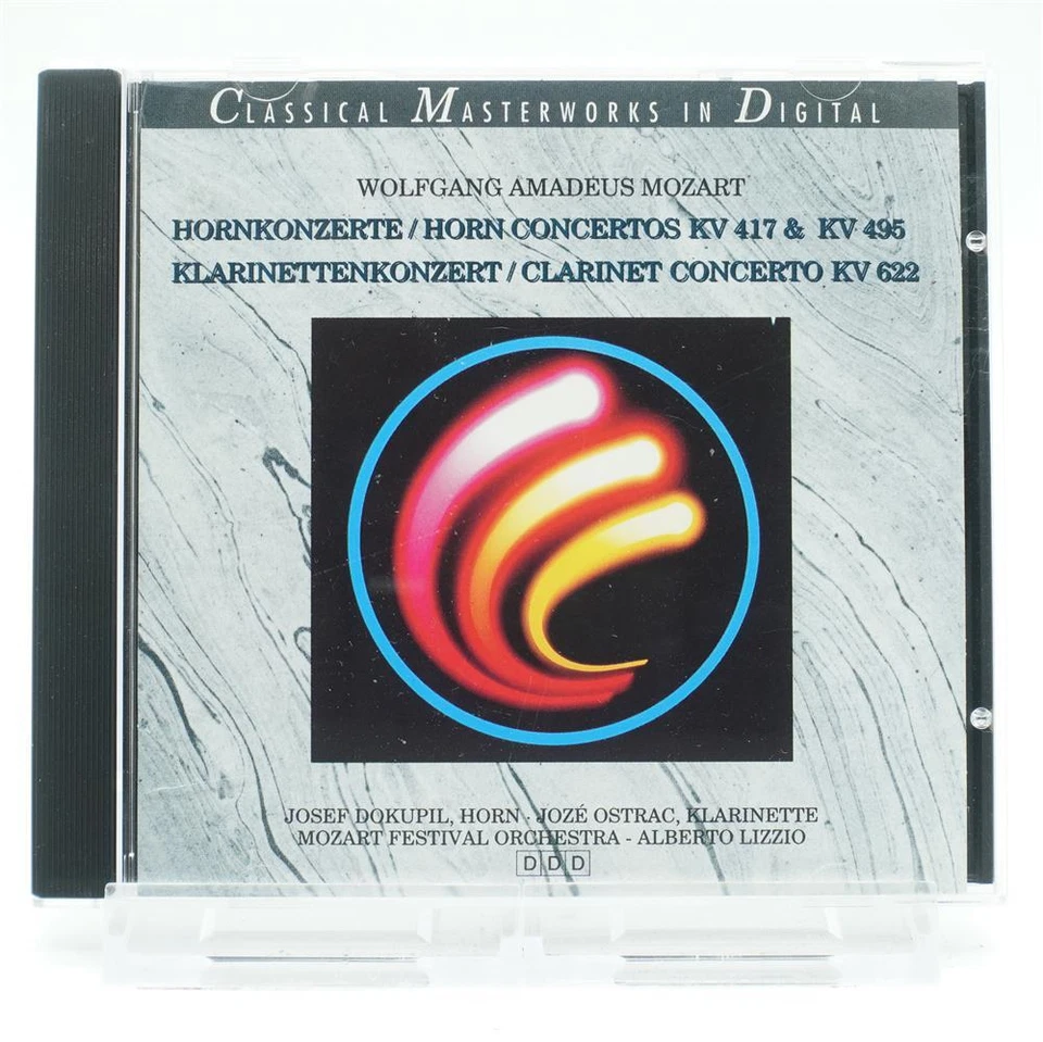 Josef Dokupil Mozart Hornkonzerte / Klarinettenkonzert CD Gebraucht sehr gut - Bild 1 von 1