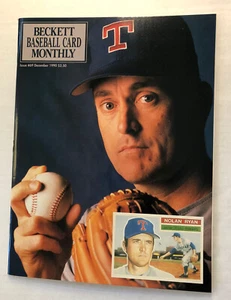 Beckett Baseball Card Monthly December 1990 #69 Nolan Ryan Dave Justice Mint - Picture 1 of 2