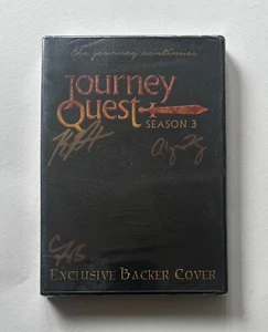 JOURNEY QUEST Season 3 Exclusive Kickstarter Backer Cover SIGNED | 2016 DVD - Picture 1 of 3