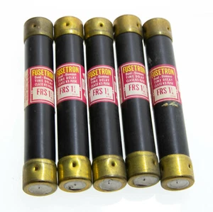 [Lot of 5] Fusetron FRS-1-1/4 K5 Bussman Fuses FRS11/4 1.25 Amp - Picture 1 of 1