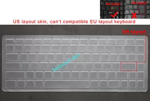 Keyboard Skin Cover for Lenovo Z40 M490 B490 G490 N40 Y40 100S-14 300-14 500s-14 - Picture 1 of 9