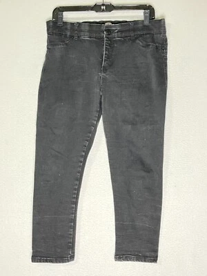 Pantalones de mezclilla capri negros Juicy Couture de algodón elástico para mujer talla 12 Foto 1 de 4