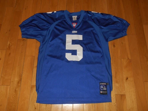 Vintage 2000s Reebok Kerry Collins NEW YORK GIANTS Authentic NFL Team JERSEY 52 Cover