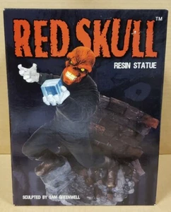 RED SKULL STATUE BY SAM GREENWELL BY DIAMOND SELECT (UNOPENED, FACTORY SEALED) - Picture 1 of 6