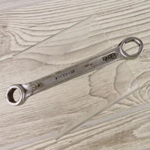 Indestro - Forjado - 3/8" y 7/16" - Llave de extremo de caja - Desplazado - EE. UU. - Nº 921 - De colección - Imagen 1 de 8