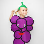 Halloween Winogrona Kostium dla dzieci z kapeluszem (fioletowy)