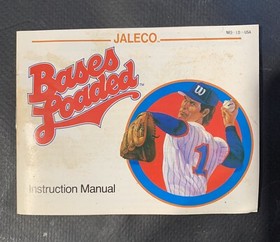 Bases Loaded NES Nintendo Instruction Manual Only 