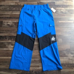 Juicy Couture Scrub Style Hose Damen Gr. XXL Blau Cargotaschen Y2K  - Bild 1 von 12