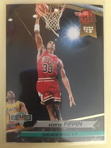 1992-93 Fleer Ultra SCOTTIE PIPPEN #213 Dunk Rank #13 NRMT-MT; Qty available - Picture 1 of 2