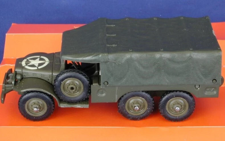 Solido 242 (early 70's) Dodge 6X6 Covered Truck - Metal Wheels 1/43 Die-cast MIB - Image 1 of 1