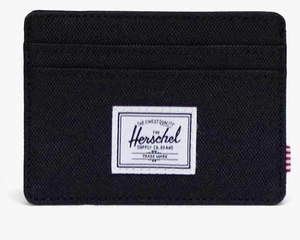 Herschel Supply Co Charlie Cardholder Wallet RFID Card Case - Black - Picture 1 of 4