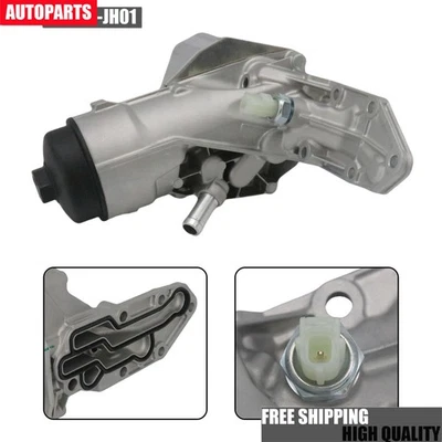 For Ford Ranger T6 2.2L 3.2L TDCi Turbo Diesel BB3Q6B624EA Engine Oil Cooler US - Image 1 of 4