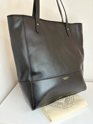 Ralph Lauren Large Harrow Tote Bag, Black - Image 1 of 4