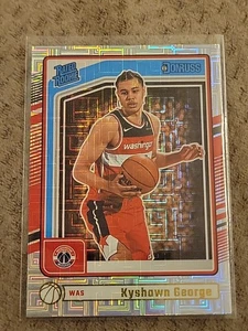 2024-25 Donruss #225 Kyshawn George Choice Rated Rookie RC Wizards - Bild 1 von 2
