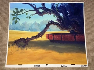 SECRET OF NIMH Animation Cel Background Don Bluth Color Key Vintage Art RARE X1 - Picture 1 of 2