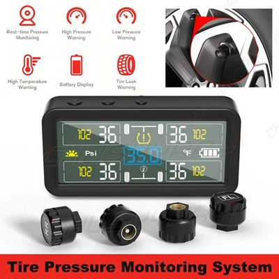 Sistema de monitoreo de presión de neumáticos de automóvil 4 sensores externos para Toyota Camry 07-14 Foto 1 de 4