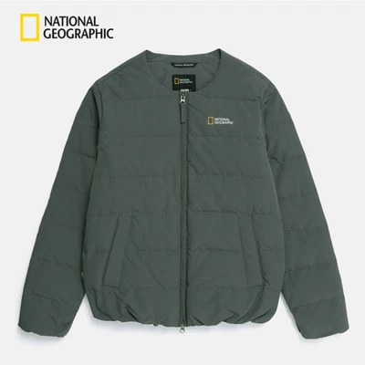 National Geographic Heron U-Neck Lightweight Goose Down Jacket  STONE GREY - Image 1 of 4