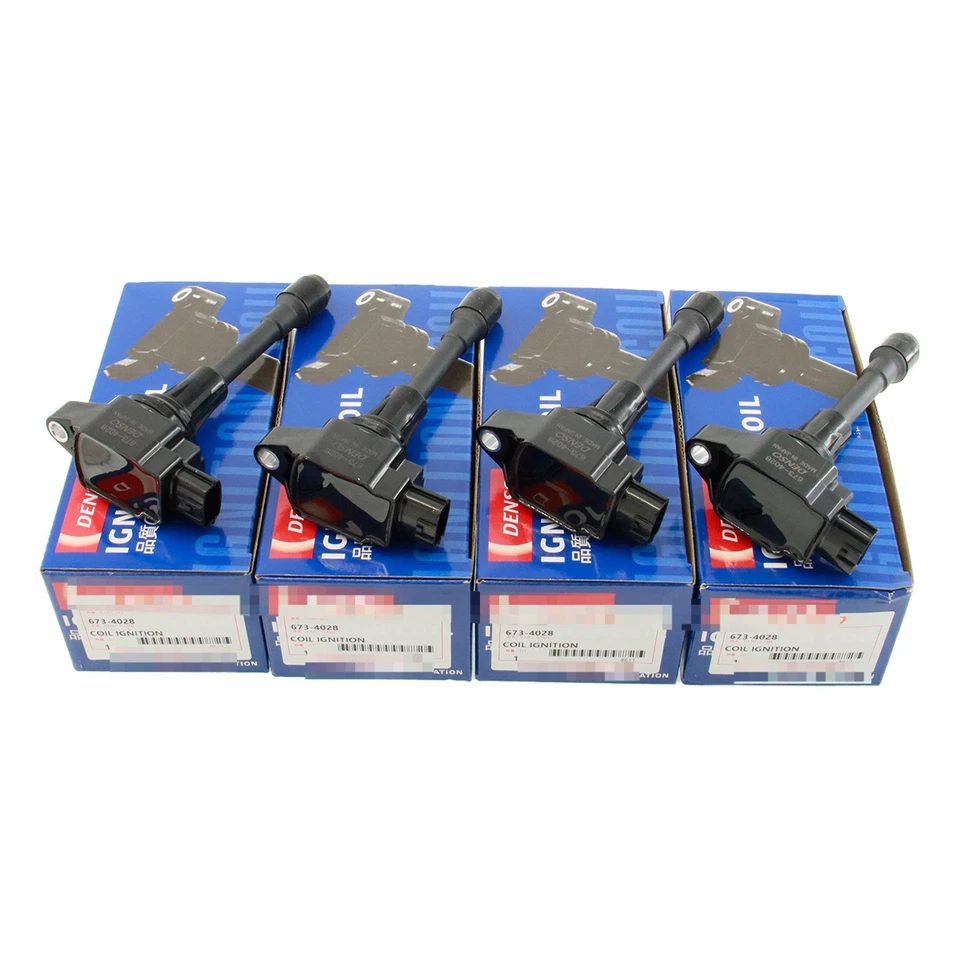 4Pcs Denso Direct Ignition Coils-Coils For 2007-2020 Nissan INFINITI 673-4028 Foto 1 de 4