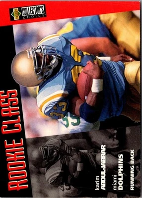 1995 Collector's Choice Update Stick-Ums Miami Dolphins/Eric Green/Ty Law/Marvi - Image 1 of 2