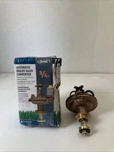 ORBIT 3/4'' AUTOMATIC BRASS VALVE CONVERTER MODEL No. 57034 - Picture 1 of 5