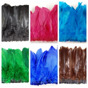 FLECOS TEÑIDOS NAGORIE 6""-10"" Plumas MUCHOS COLORES Halloween/Disfraz/Sombreros/Artesanías - Imagen 1 de 10
