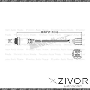 Pre-Cat. Oxygen Sensor Front For Toyota Rav 4 GSA33 3.5 2GR-FE 6 Cyl #EGO-142 - Picture 1 of 3