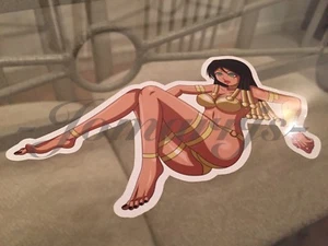 Dragon Ball Z - Anime - Helles Bikini “Chillin” Sun Fun Sticker Decal Vinyl DBZ - Picture 1 of 11