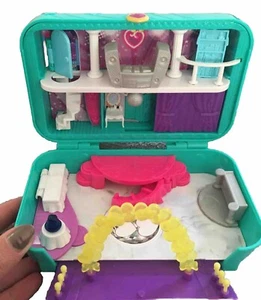 Polly Pocket Dance Party Folding Play Set 2017 Mattel Hidden Place Compact Only - Picture 1 of 12