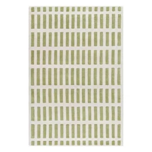Hand Tufted 100% Wool Rug Modern Olive Green Wool Rug Large Area Rug 9x12 ft - Picture 1 of 7