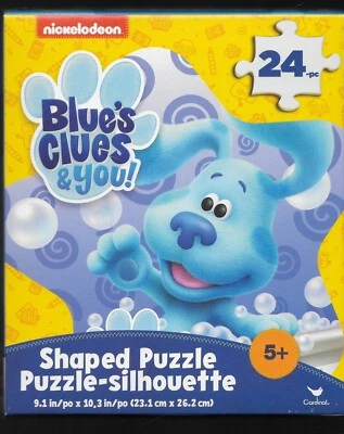 Puzzle en forma de Blue's Clues & You 24 piezas NUEVO Foto 1 de 3