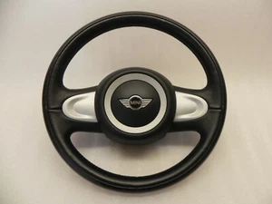 Mini Cooper S One R57 Lederlenkrad Lenkrad komplett mit Modul steering wheel  - Picture 1 of 10