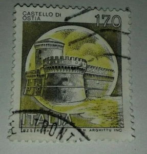 FRANCOBOLLO 170 LIRE ITALIA 1980 CASTELLO DI OSTIA - STAMP - Picture 1 of 1