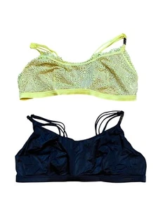 Victorias Secret Double Strap Bralettes Medium Lace & Nylon NWT - Picture 1 of 4