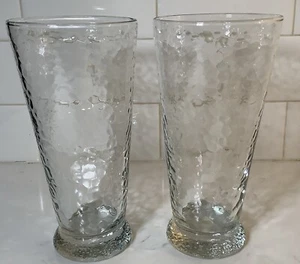 Southern Living Sippers Drinking Glasses / Tumblers 22 oz Set of 2 Hammered - Picture 1 of 6