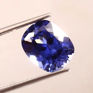 11x9 MM - AAA Wonderfull Natural Ceylon Blue Sapphire Loose Cushion Gemstone Cut - Picture 1 of 4