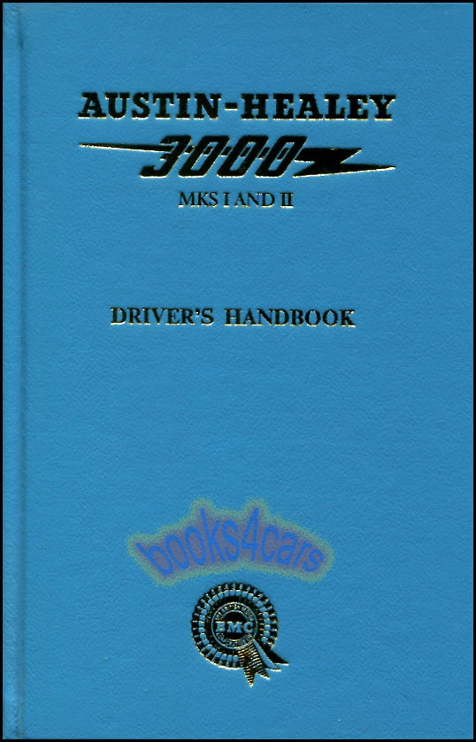 MANUAL DEL PROPIETARIO DE AUSTIN HEALEY 3000 MANUAL DEL CONDUCTOR 59-64 Foto 1 de 1