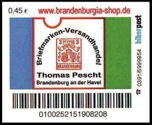 Biberpost: "BVHP", Inschrift rot, Satz, postfrisch - Picture 1 of 1