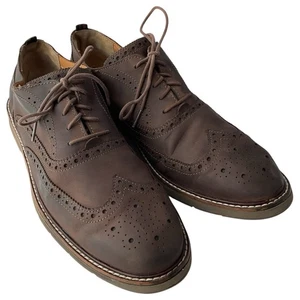 Cole Haan C33470 dunkel walnussbraun Morris Budapester Oxford Schuhe Herren Größe 10,5 M - Bild 1 von 13