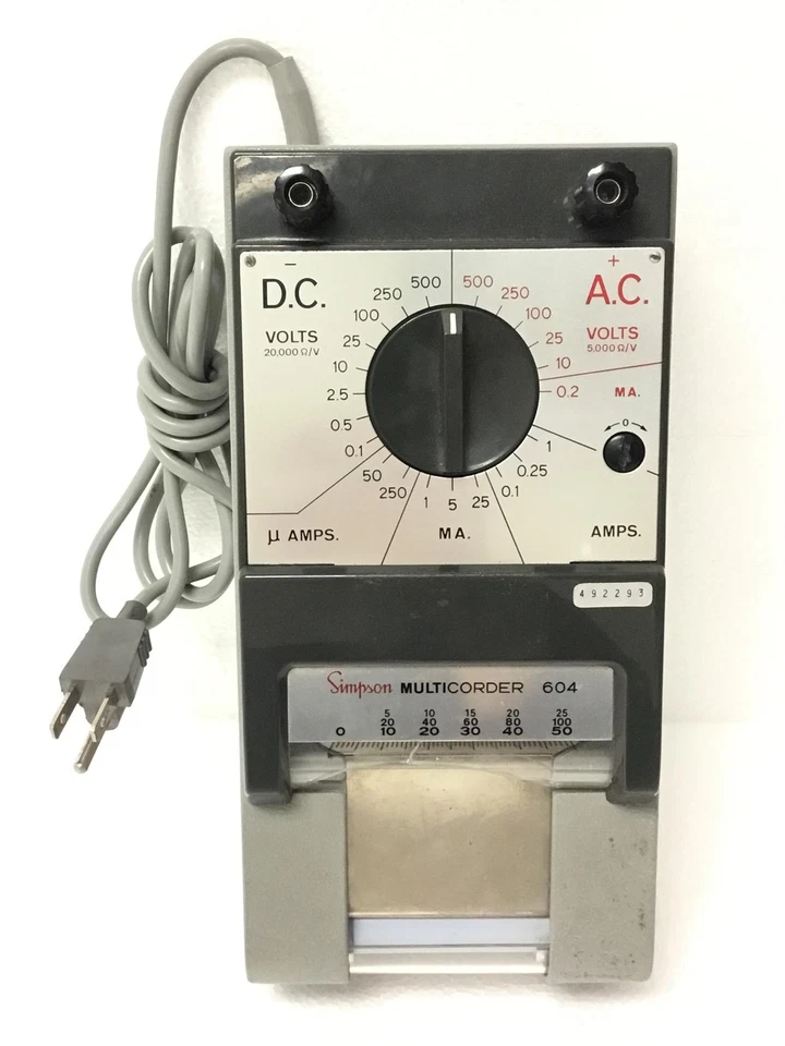 Simpson Multi Corder 604 100-127V 60Hz WORKING FREE SHIPPING - Image 1 of 4