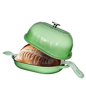 Cast Iron Bread Oven,6 QT Bread Oven,Thick Enameled Loaf Pan with Lid,Bread P... - Picture 1 of 8